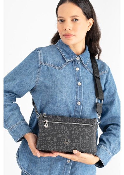 Benetton Kadın Kol Çantası Siyah BNT1664 fiyatları