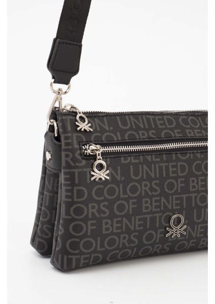 Benetton Kadın Kol Çantası Siyah BNT1664 fırsatları