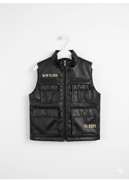 Erkek Çocuk Siyah Yelekli Kapüşonlu Sweatshirt Pantolon 3'lü Takım fiyatları