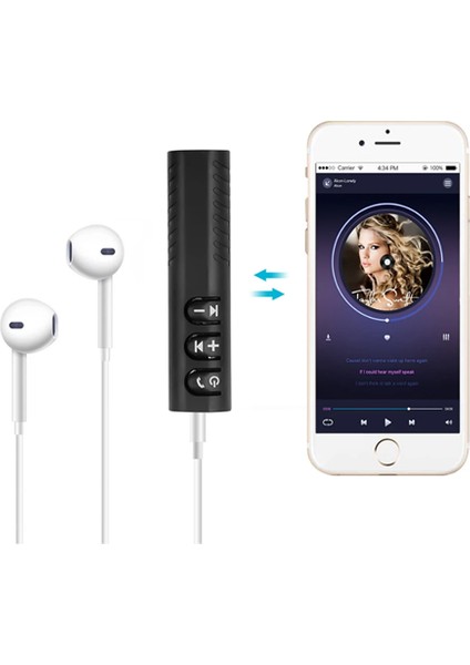 Bluetooth Aux Adaptör | 3.5mm Ses Girişi Için Kablosuz Dönüştürücü 10M Men - ME001W-51L7A modelleri