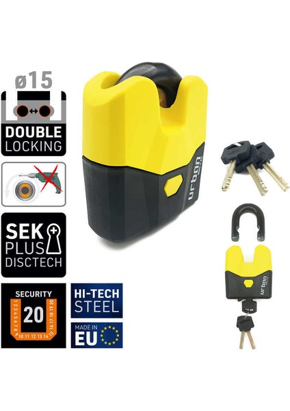 Securıty 15MM Sra Sınıfı Cok Amaclı Kılıt U8K fiyatları