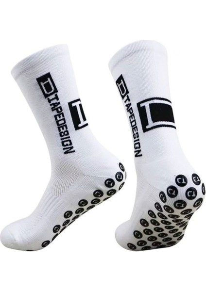 4 Çift Futbol Extra Güçlendirilmiş Kauçuk Kaydırmaz Taban Maç Sporcu Tozluk Halı Saha Çorap