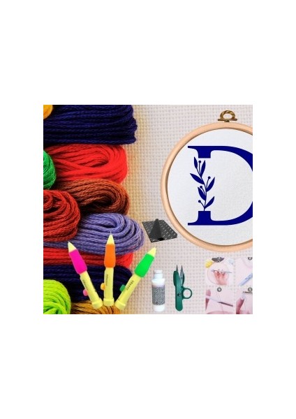 Punch Seti Nakış Seti Kasnaklı Kendin Yap Seti Seri 64