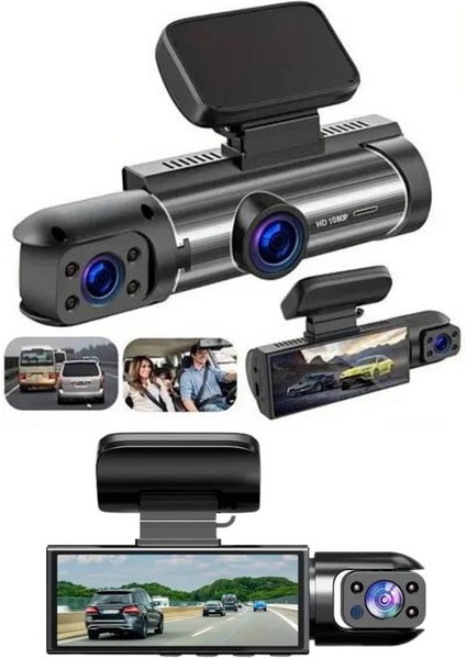 Çift Kameralı Araç Kamerası Ön ve Arka Kameralı - BI001V-4YUZ48 fırsatları