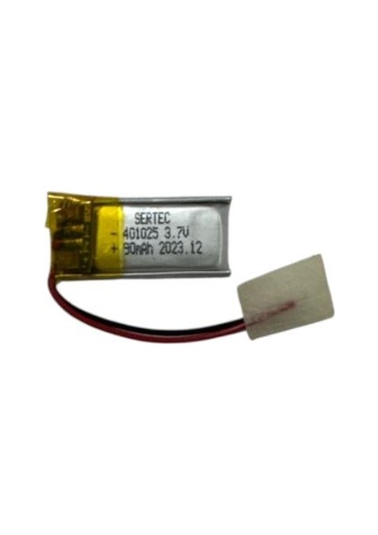 401025 3.7V 90 Mah Li-Polymer Pil DEVRELI/1.5A