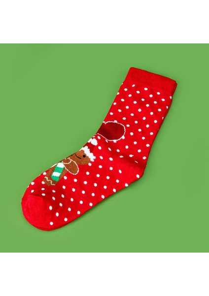 Soft Gingerbread Erkek Çorap - Kırmızı