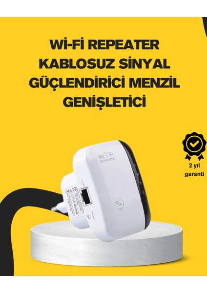 Wireless-N Wifi Repeater 300 Mbps Sinyal Güçlendirici - ME001W-51L231