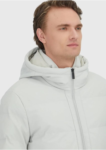 Kum Regular Fit Kapüşonlu Casual Dokuma Mont indirimleri