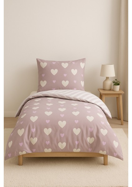 Junior Nevresim Seti Tek Kişilik Herz Gülkurusu modelleri