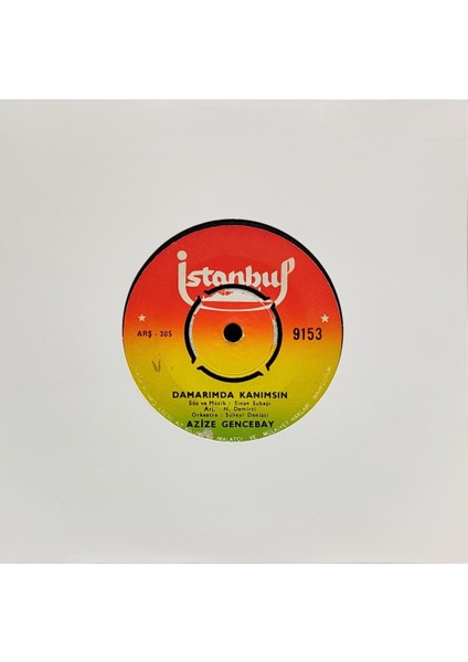 Azize Gencebay – Damarımda Kanımsın / Dönüşü Yok Bu Yolun 45'lik