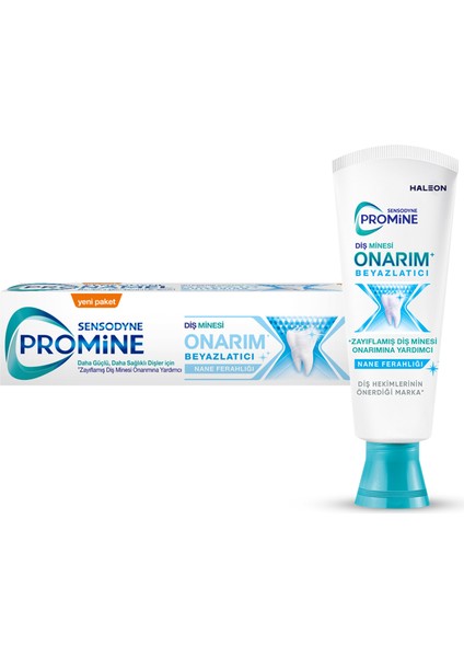 Promine Onarım Beyazlatıcı Diş Macunu 75 ml 4 Adet