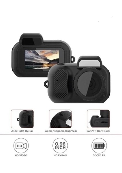 Cmr-37 Mini Dijital Video Fotoğraf Makinesi Kamera Siyah fiyatları