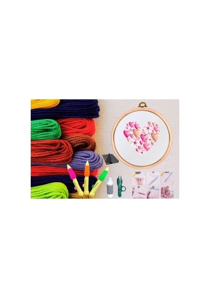 Punch Seti Nakış Seti Kasnaklı Kendin Yap Seti Seri 111