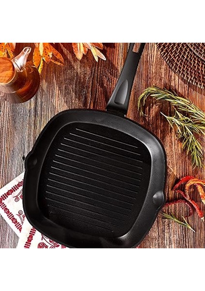Milas Granit Grill Izgara Tava 28 cm
