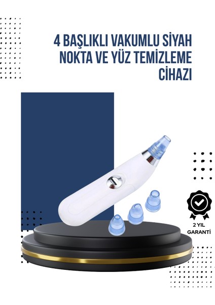 Mikro Kristal Başlıklı Siyah Nokta Temizleme Cihazı – Vakum Gücüyle Gözenek - ME001W-51K7S