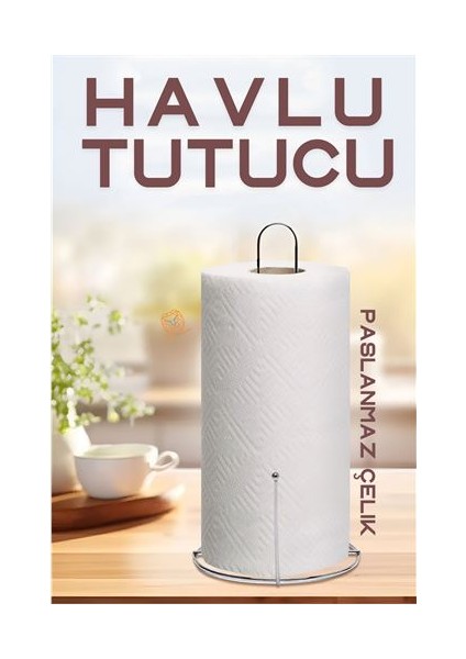 Hsnet Kağıt Havlu Tutucu Paslanmaz Çelik