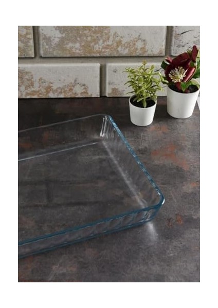 59984 Dikdörtgen Borcam Tepsi