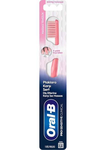 Pro-Sensitive Hassas Temizlik Diş Fırçası Ekstra Yumuşak 4 Adet