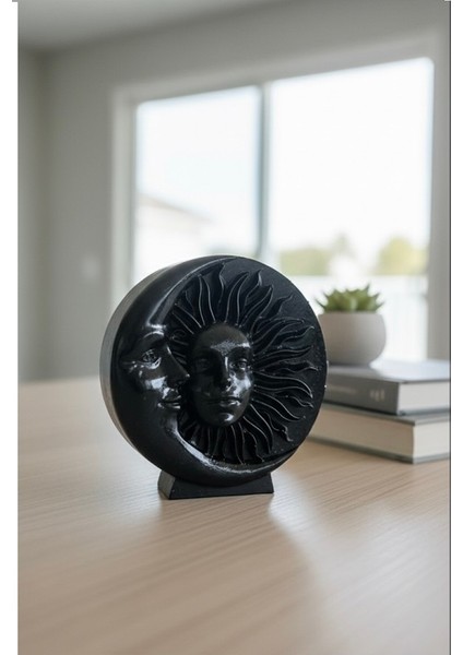 Ay & Güneş Biblo – Dekoratif Masa Üstü Figür - Ev, Ofis, Aksesuarı modelleri