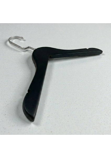 Ahşap Siyah Renk Çocuk Elbise Gömlek Askısı Bebek Askısı Kıyafet ve Elbise Askısı 10 Adet 1.kalite modelleri