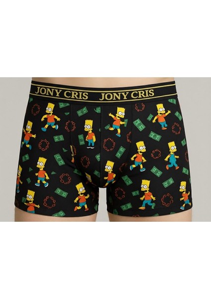 Pamuklu Esnek Dijital Baskılı Erkek Boxer Desenli 3’lü Set fiyatları