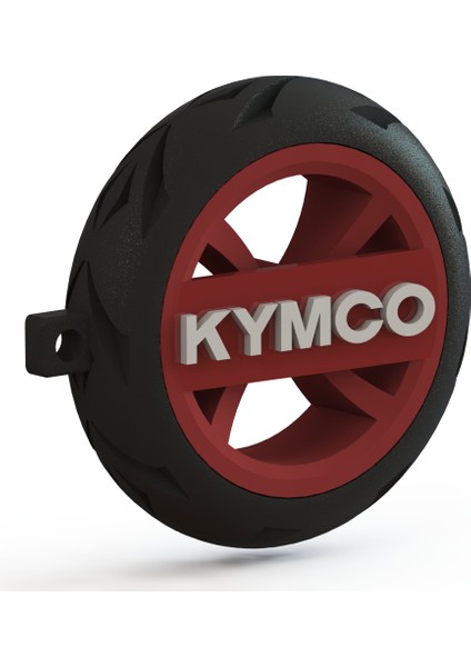 Kymco Logolu Özel Tasarım Lastik Jant Detaylı Motosiklet Anahtarlığı fiyatları