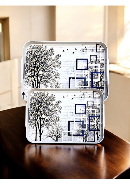 Tepsi Plastik Büyük Küçük Boy Ikili Tepsi Çay Kahve Tepsi sunum tepsisi fiyatları