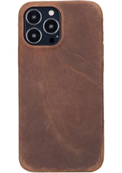 Apple iPhone 13 Pro Max Uyumlu Deri Arka Kapak Rock G2 indirimleri