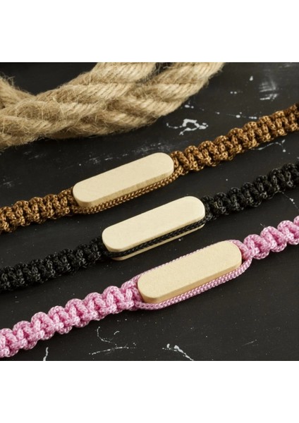 Ahşap Makrome Örgülü Bileklik fiyatları