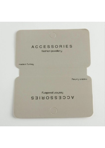 Ieg Gri Renkli Lüks Kolye Kartı