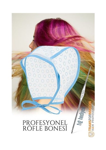 Hsnet Röfle Bonesi ve Tığ Seti – Tutmaz - Profesyonel Saç Açma Aparatı