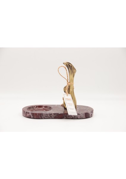 El Yapımı Mermer Taşlı Bronz Obje indirimleri