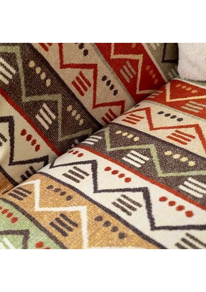 Softmicro Etnik Desenli Mikrofiber Koltuk Örtüsü ve Şalı, Kaymaz 180X220 cm modelleri