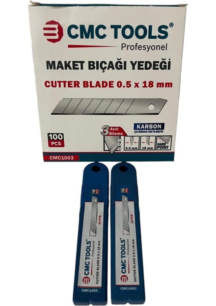 Cmc Bıçağı Yedeği, 0.5X18 Mm, 100 Adet, Model CMC1003