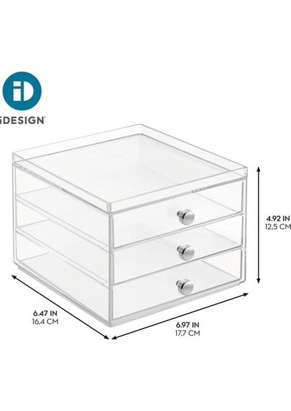 Clarity Stapelbare Schubladenturm 2 Mit Seitenfach fiyatları
