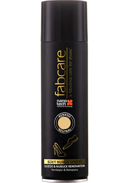 Fabcare Ayakkabı Boyası Sprey Suet Naturel (5 Adet)
