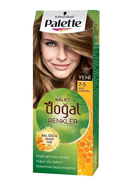 Pnc Palette Saç Boyası 7.5 Açık Karamel (5 Adet)