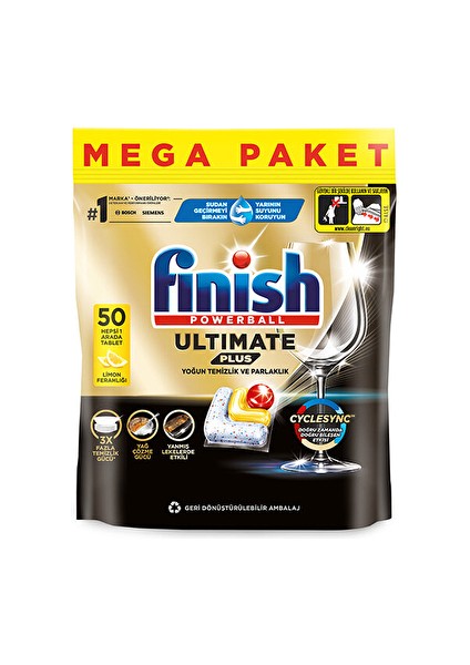 Tablet Ultimate Plus 50'li Limon (5 Adet)