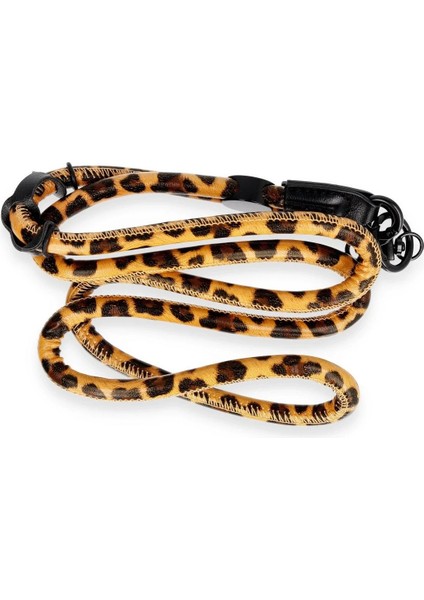 Jı Leopar Desenli Boyun Askısı - TURUNCU-(5796) - ME001W-50V566