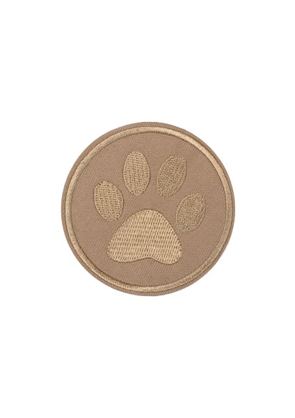 Aplike Ütü Ile Yapışan Kahve Pati Arma 5 cm