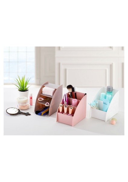 3 Bölmeli Çok Amaçlı Masaüstü Düzenleyici - Banyo Organizer (3 Adet) modelleri