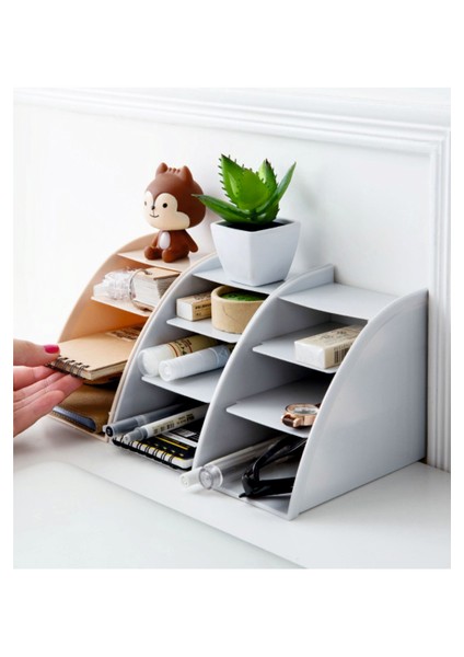 3 Bölmeli Çok Amaçlı Masaüstü Düzenleyici - Banyo Organizer (3 Adet) fırsatları