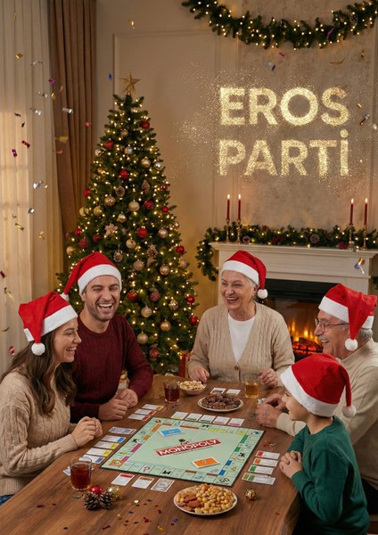 Yılbaşı Şabkası Noel Için Bere Noel Partisi Şapkası, Noel Baba Şapkası, Noel Hediyeleri