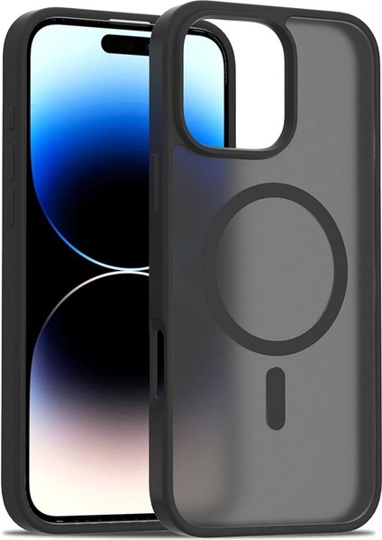 iPhone 16 Pro Max Jota Magsafe Kapak - SIYAH-(5796) - ME001W-51PF50