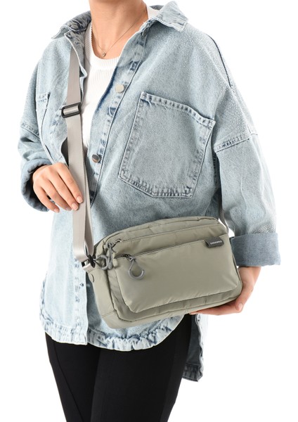 Su Geçirmez Paraşüt Kumaş El ve Omuz Çantası