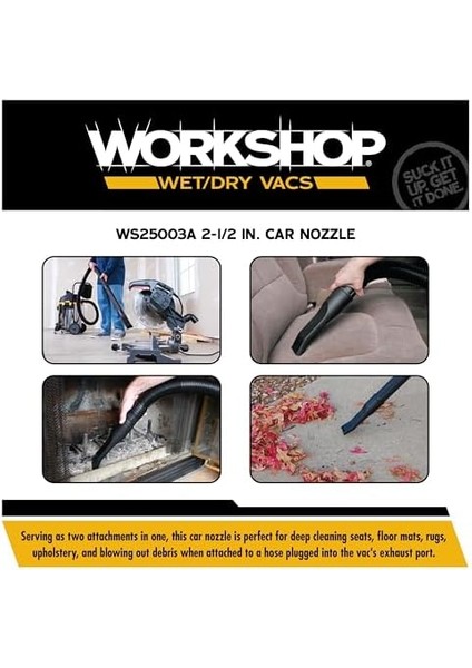 Workshop Islak/kuru Vacs 1 – 7/8 Inç Auto Başlık Wet Dry Için Vakum, WS25003A modelleri