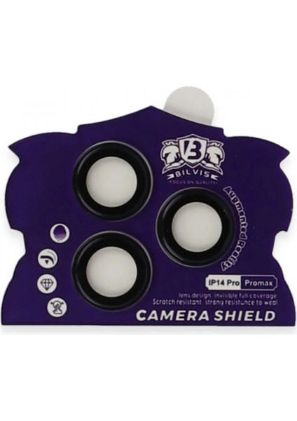 Ieg iPhone 14 Pro Max Bilvis Titan Kamera Lens - Derin Mor fiyatları