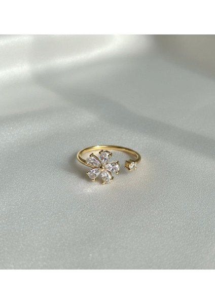 Çiçek Desenli Çelik Yüzük- Kararmaz fiyatları