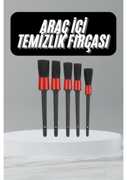 5 Adet Oto Detaylı Temizleyici Araç Içi Temizlik Fırça Seti Koltuk Döşeme Ka - ME001W-51VF9 fiyatları