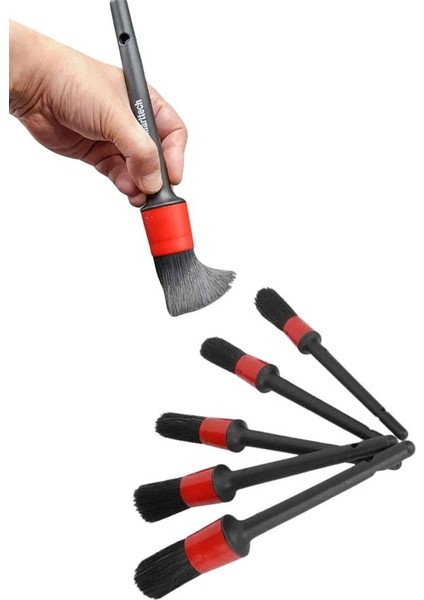 5 Adet Oto Detaylı Temizleyici Araç Içi Temizlik Fırça Seti Koltuk Döşeme Ka - ME001W-51VF9 fırsatları